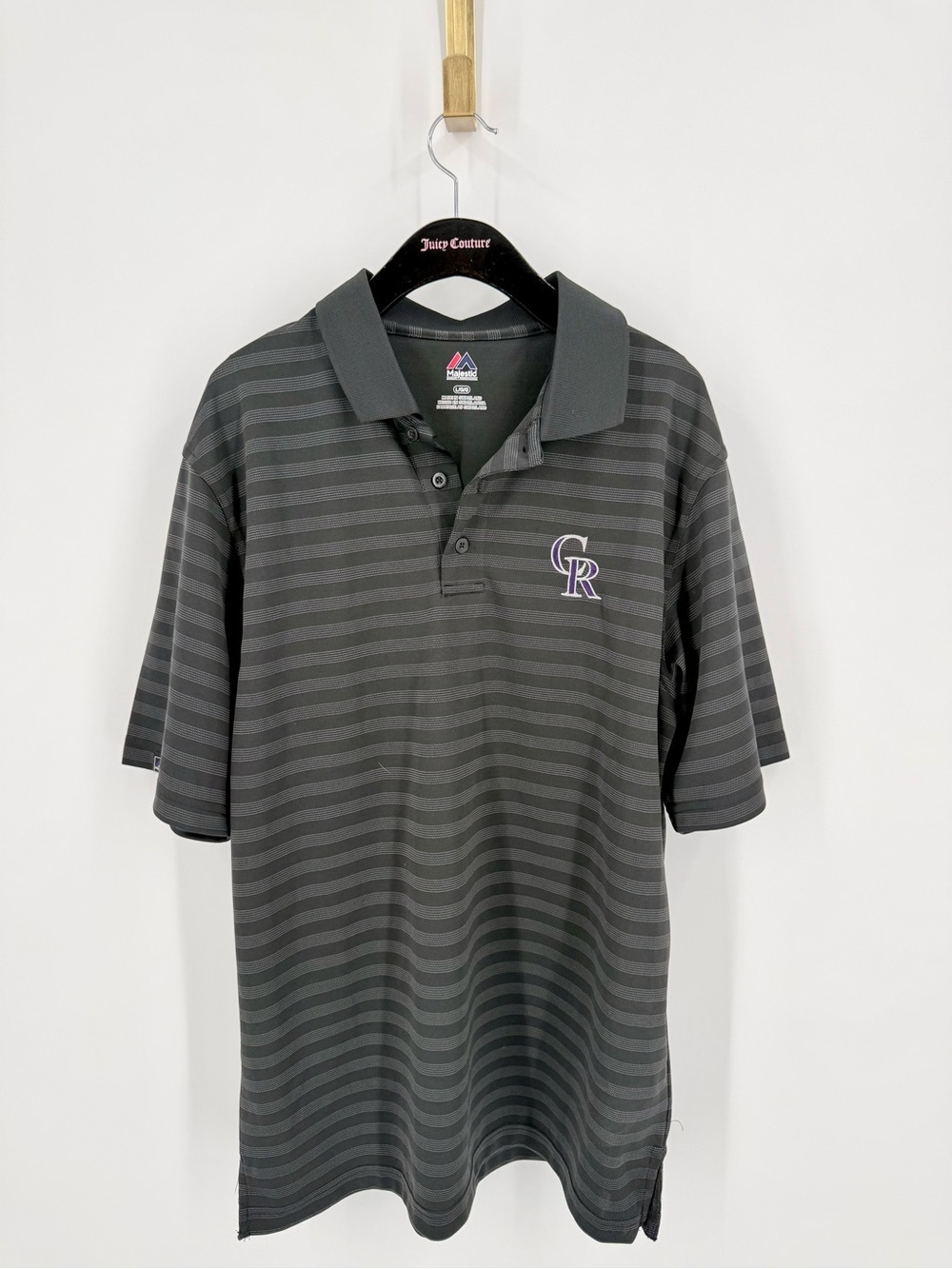 Colorado Rockies Men’s Gray Polo Shirt